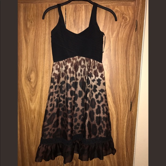 Bebe Leopard Dress - Picture 1 of 2